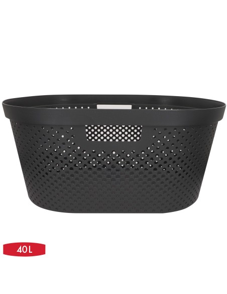 Cesto para roupa suja Infinity 40L cinzento | Distria