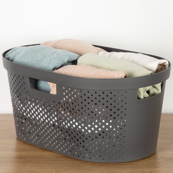 Cesto para roupa suja Infinity 40L cinzento | Distria