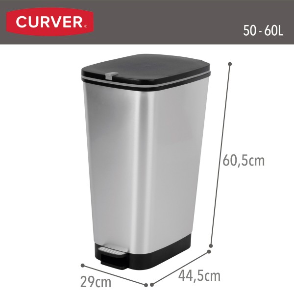 Caixote do lixo Curver Chic 45L | Distria