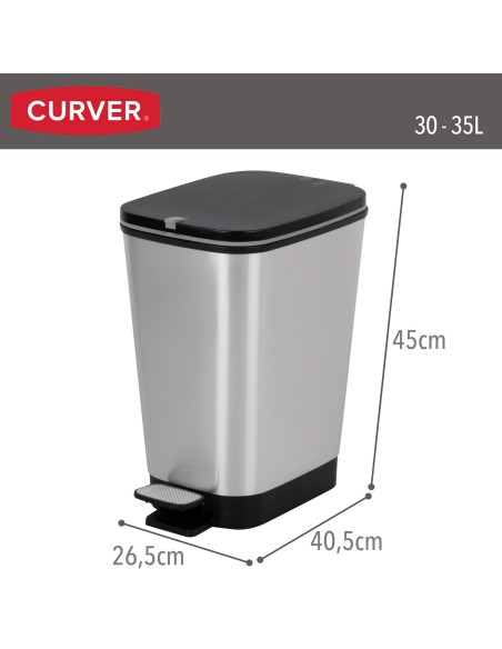 Caixote do lixo Curver Chic 25L | Distria