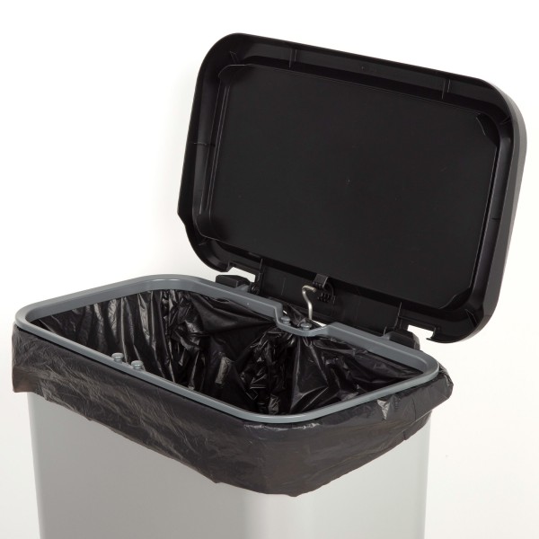 Caixote do lixo Curver Compatta 50L metálico | Distria
