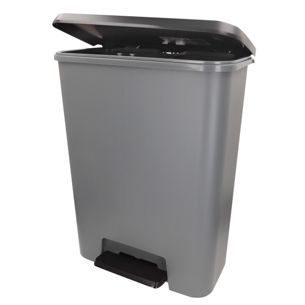 Caixote do lixo Curver Compatta 50L cinzento | Distria