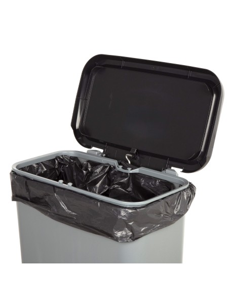 Caixote do lixo Curver Compatta 50L cinzento | Distria
