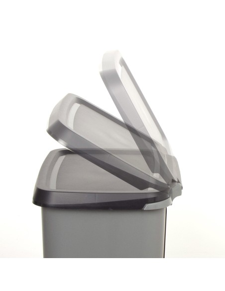 Caixote do lixo Curver Compatta 50L cinzento | Distria
