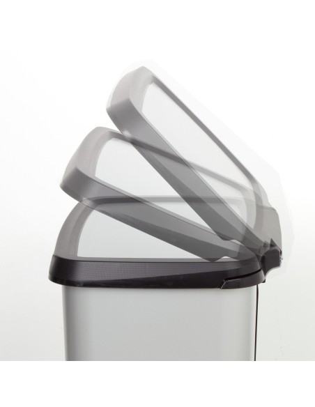 Caixote do lixo Curver Compatta 25L metálico | Distria