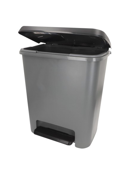 Caixote do lixo Curver Compatta 25L cinzento | Distria