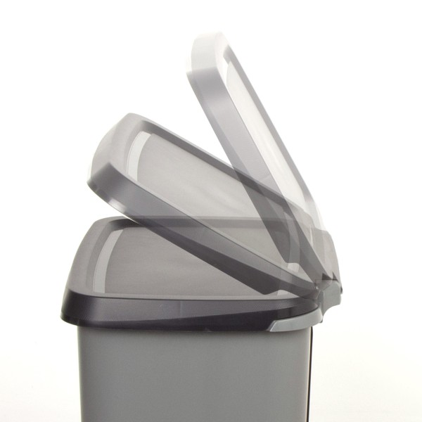 Caixote do lixo Curver Compatta 25L cinzento | Distria