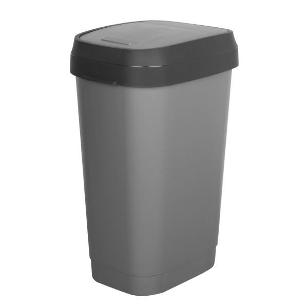 Caixote do lixo com tampa basculante 50L | Distria