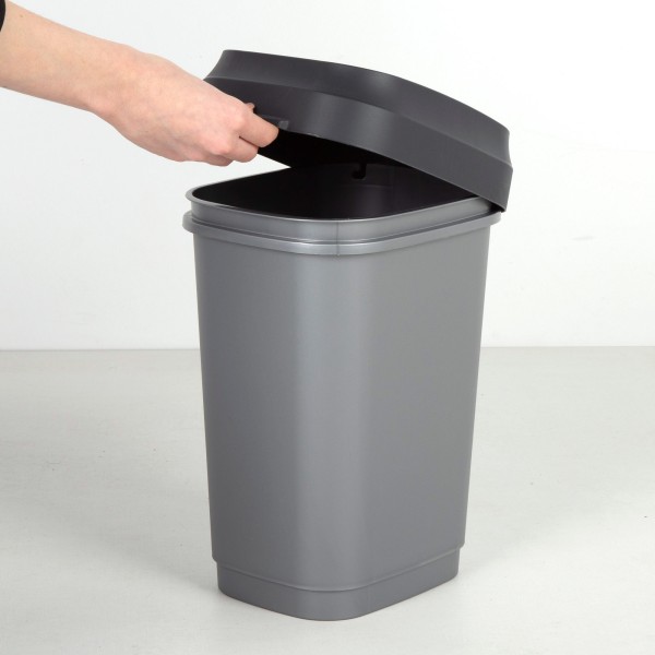 Caixote do lixo tampa basculante 30 a 35 l dupla oscilação | Distria