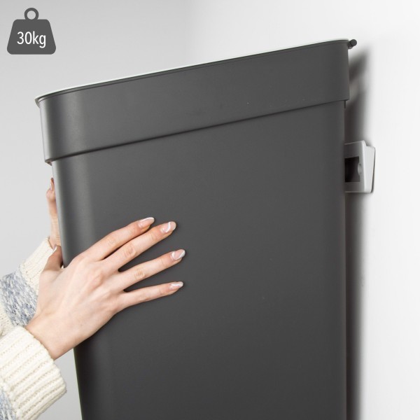 Caixote reciclagem Curver 30L cinzento | Distria