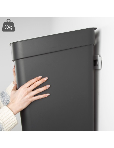 Caixote reciclagem Curver 30L cinzento | Distria