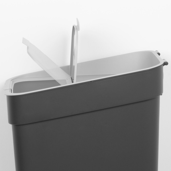 Caixote reciclagem Curver 30L cinzento | Distria