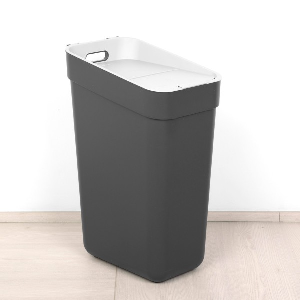 Caixote reciclagem Curver 30L cinzento | Distria