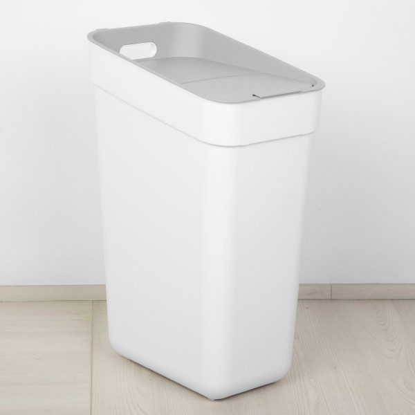 Caixote reciclagem Curver 30L branco | Distria
