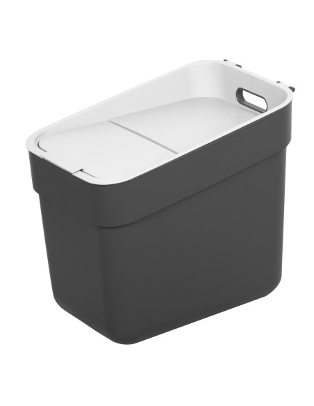Caixote de reciclagem Curver 20L cinzento | Distria