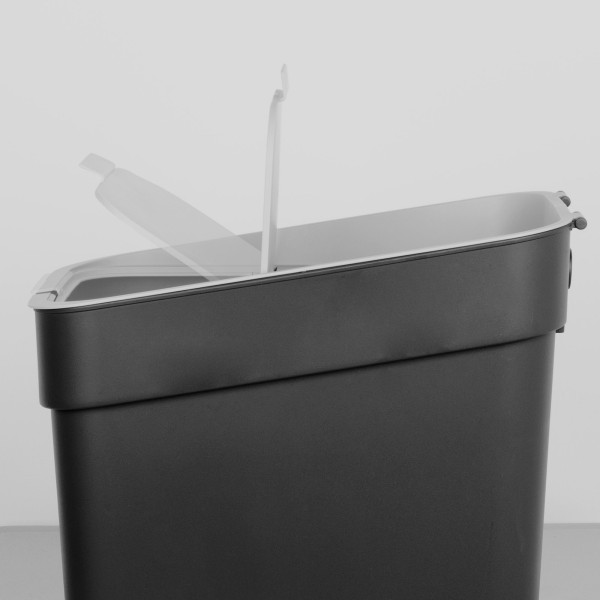 Caixote de reciclagem Curver 20L cinzento | Distria