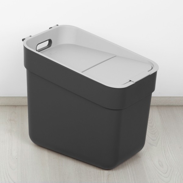 Caixote de reciclagem Curver 20L cinzento | Distria