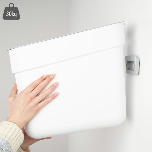 Caixote de reciclagem Curver 20L branco | Distria