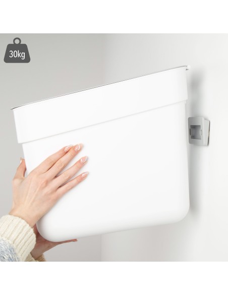 Caixote de reciclagem Curver 20L branco | Distria