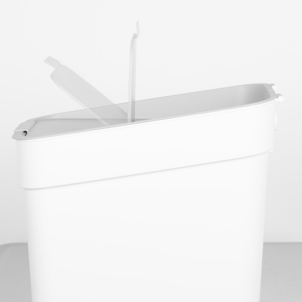 Caixote de reciclagem Curver 20L branco | Distria