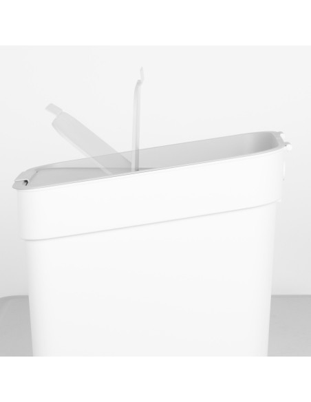 Caixote de reciclagem Curver 20L branco | Distria