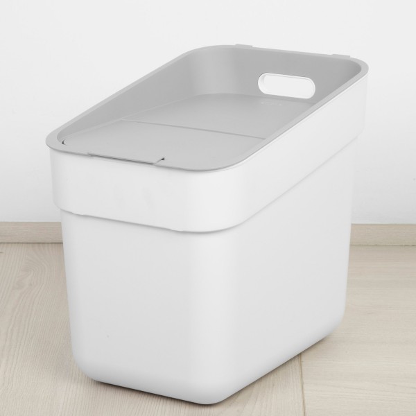 Caixote de reciclagem Curver 20L branco | Distria