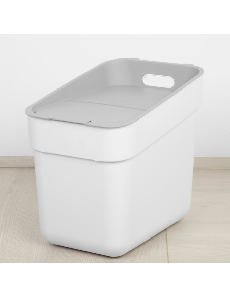 Caixote de reciclagem Curver 20L branco | Distria