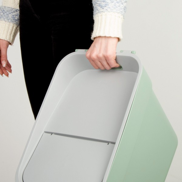 Balde de reciclagem Curver 20L verde | Distria
