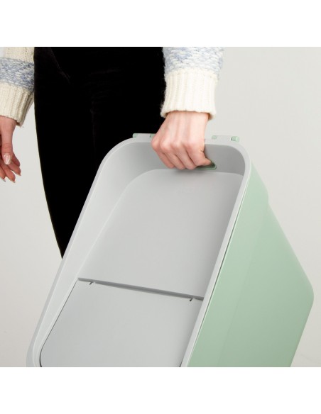 Balde de reciclagem Curver 20L verde | Distria