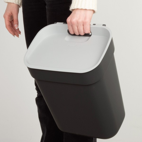 Caixote do lixo para reciclagem Curver 10L cinzento | Distria