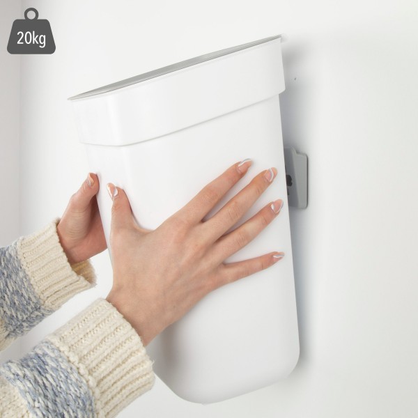 Caixote do lixo para reciclagem Curver 10L branco | Distria