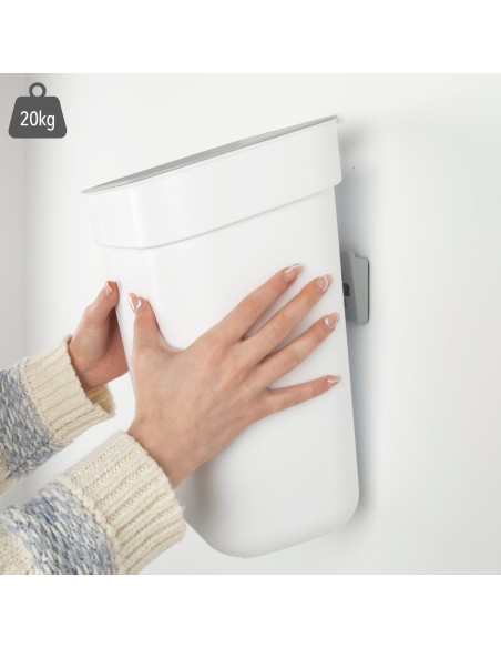 Caixote do lixo para reciclagem Curver 10L branco | Distria
