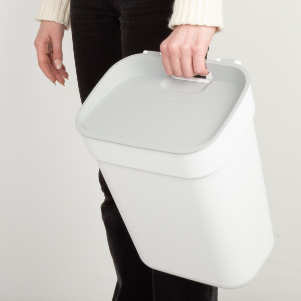 Caixote do lixo para reciclagem Curver 10L branco | Distria