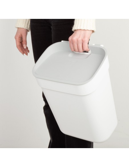 Caixote do lixo para reciclagem Curver 10L branco | Distria