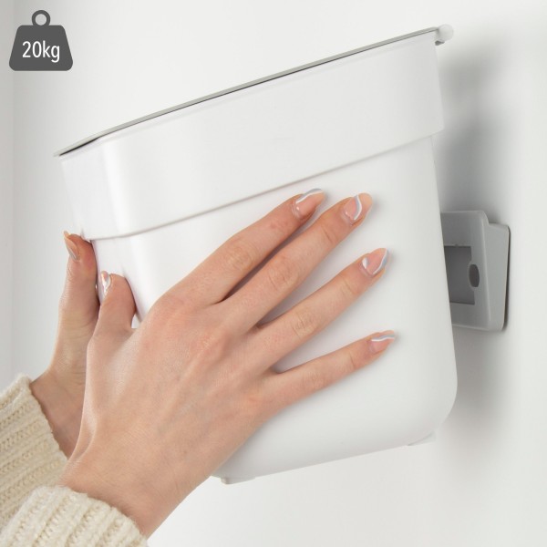 Caixote do lixo para reciclagem Curver 5L branco | Distria