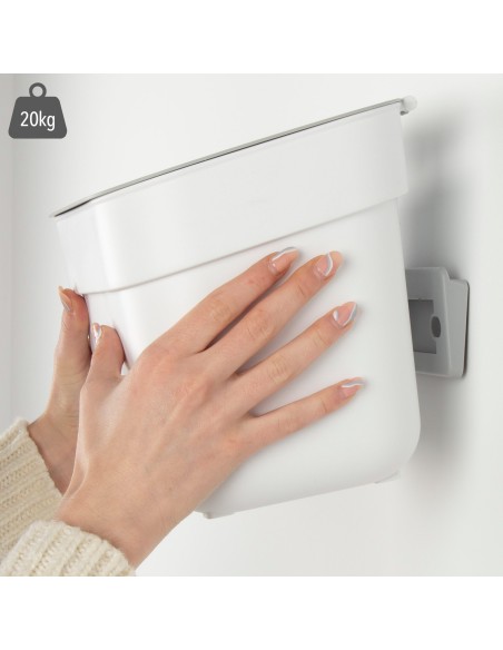Caixote do lixo para reciclagem Curver 5L branco | Distria