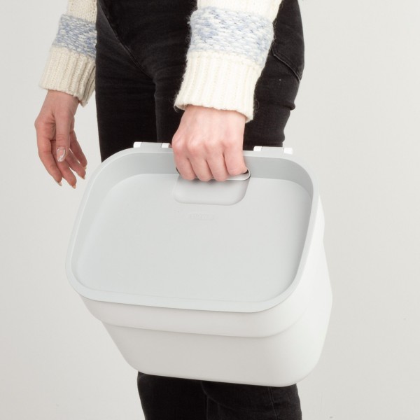 Caixote do lixo para reciclagem Curver 5L branco | Distria