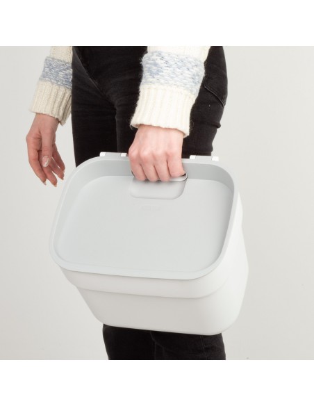 Caixote do lixo para reciclagem Curver 5L branco | Distria