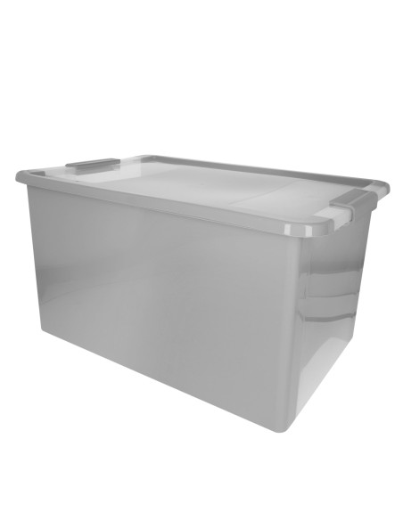 Caixa de arrumação Curver Bi-Box 40L cinzenta | Distria
