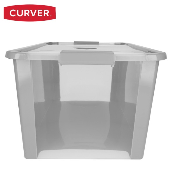 Caixa de arrumação Curver Bi-Box 40L cinzenta | Distria