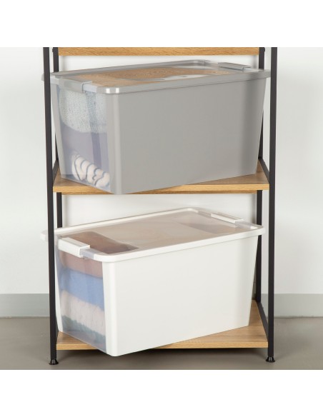 Caixa de arrumação Curver Bi-Box 40L cinzenta | Distria