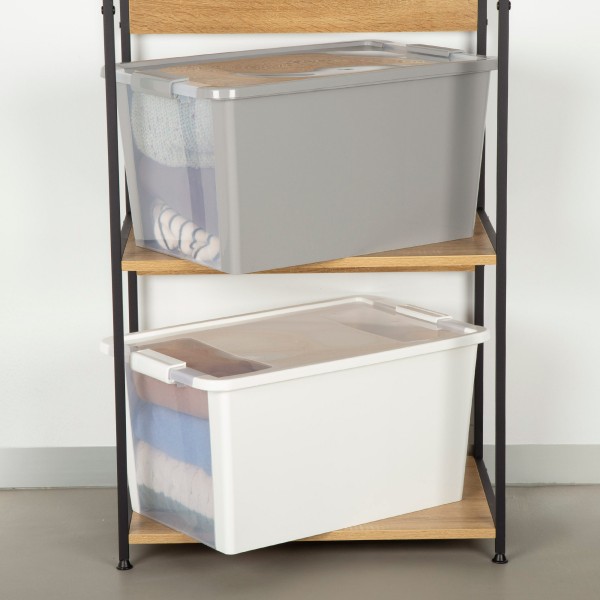 Caixa de arrumação Curver Bi-Box 40L branca | Distria