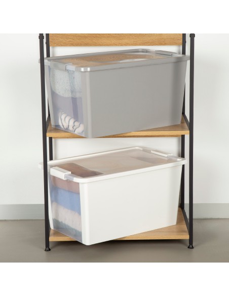 Caixa de arrumação Curver Bi-Box 40L branca | Distria