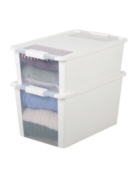 Caixa de arrumação Curver Bi-Box 40L branca | Distria