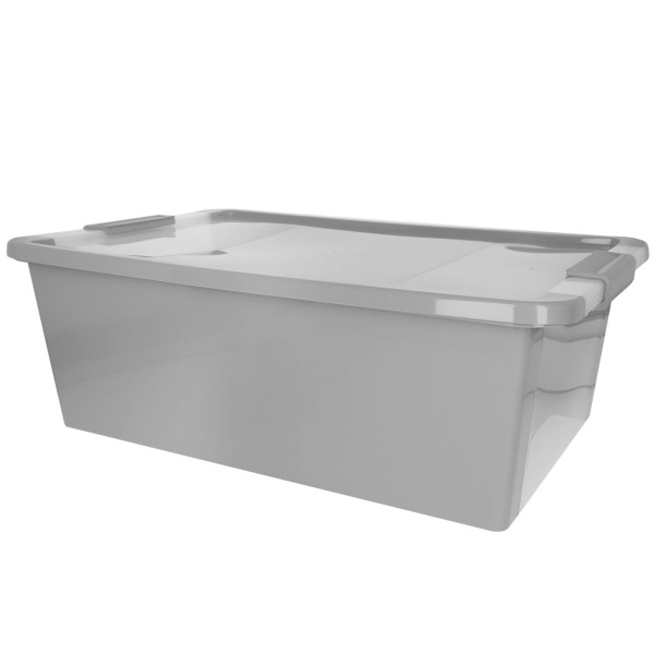 Caixa de arrumação Curver Bi-Box 26L cinzenta | Distria