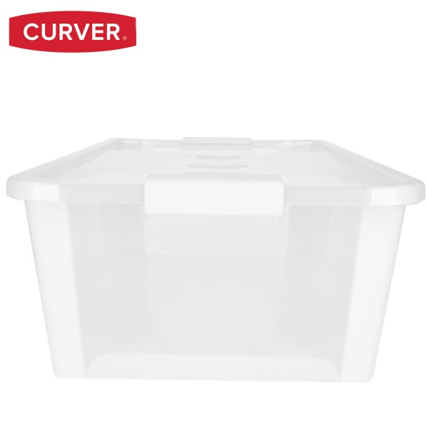 Caixa de arrumação Curver Bi-Box 26L branca | Distria
