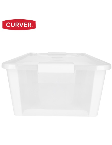 Caixa de arrumação Curver Bi-Box 26L branca | Distria