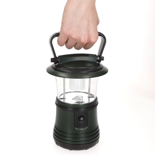 Candeeiro de campismo 2 em 1 com gancho e 2 modos de iluminação | Distria