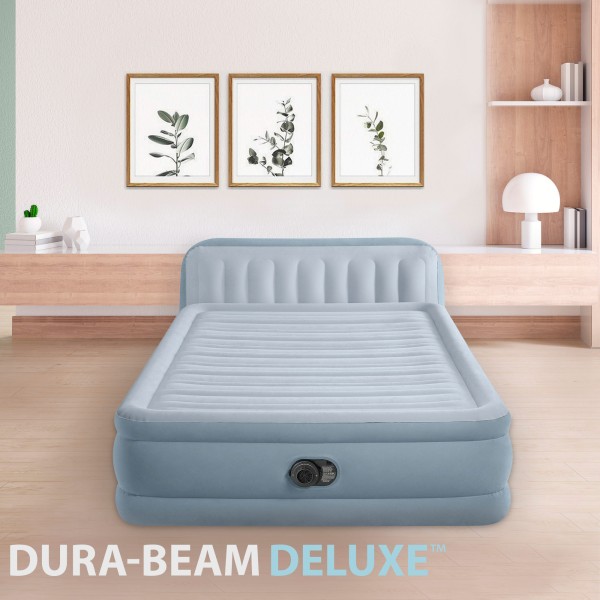 Cama inflável casal com cabeceira | Distrito