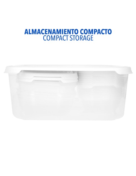 Max Home Pack 13 recipientes de plástico | Distria